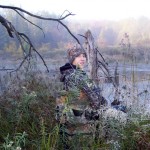 Redhead duck hunting texas